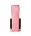 XR Brands Retro Roze Stilettohak Stoel Met Zwart PVC-Leer En Seventies Design
