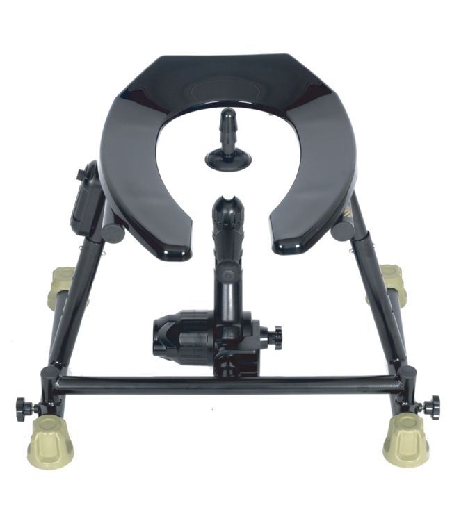 Doc Johnson Fort Troff Industrial Armrest Toilet Seat Met Verstelbare Hoogte En Antislip Voeten