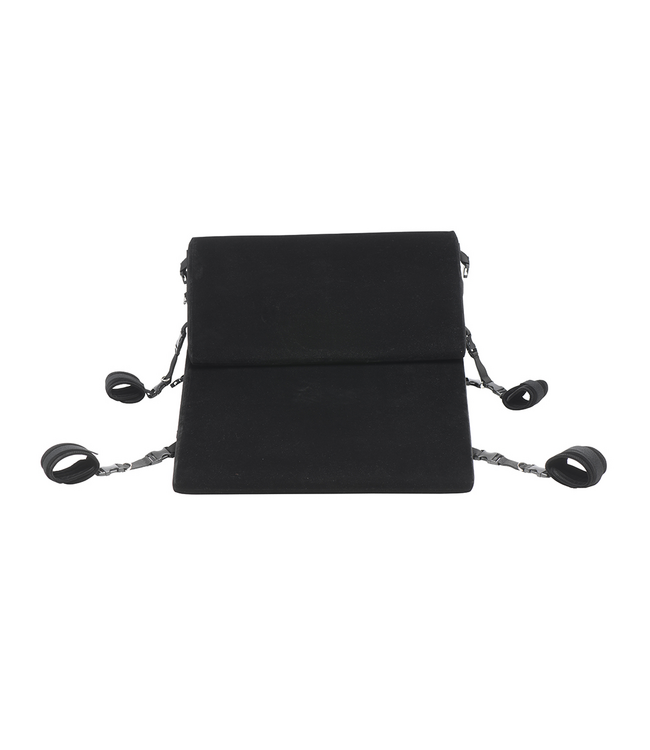 XR Brands Bondage Wigkussenset Zwart Met Comfortabel Schuim Voor Nieuwe Plezierposities