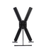 XR Brands St. Andrew's Cross Premium Van IJzer En Hout Met Veganistisch Leer