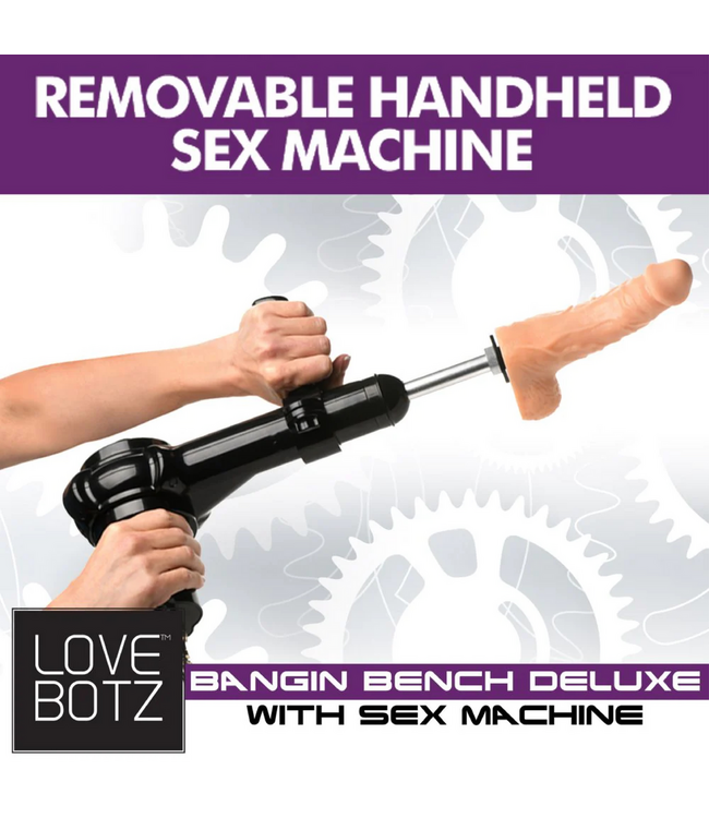 Pumped Comfortabele Sekmachine Bench Met Elastische Ondersteuning Zwart