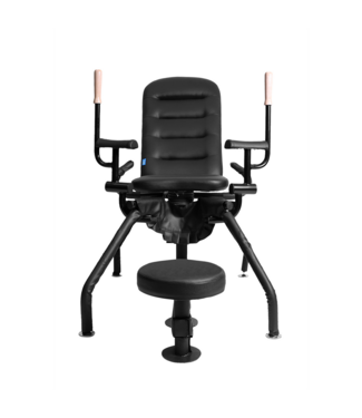 Sexmachine by Shots Love Chair BDSM Positie Stoel Met Verstelbare Rugleuning En Zuignappen