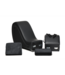 XR Brands Kompakte Kinky Sex-Chaise Schwarz mit Love Pillows für Ihr Zuhause