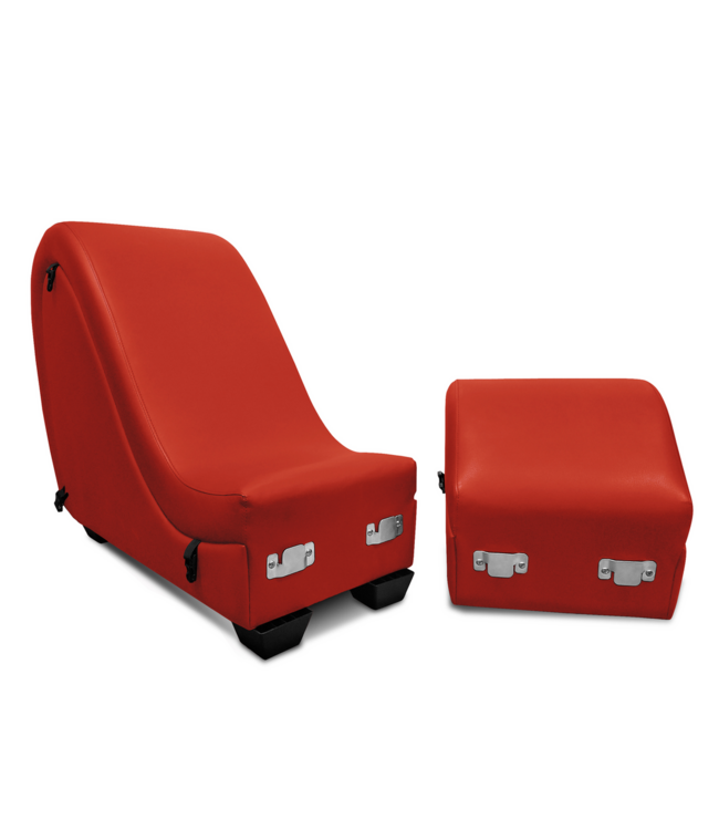 XR Brands Compacte Kinky Sex Chaise Longue Met Love Pillows – Opvouwbaar & Discreet