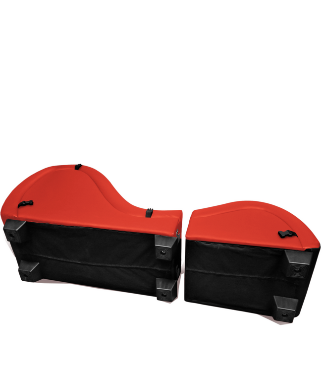 XR Brands Compacte Kinky Sex Chaise Longue Met Love Pillows – Opvouwbaar & Discreet