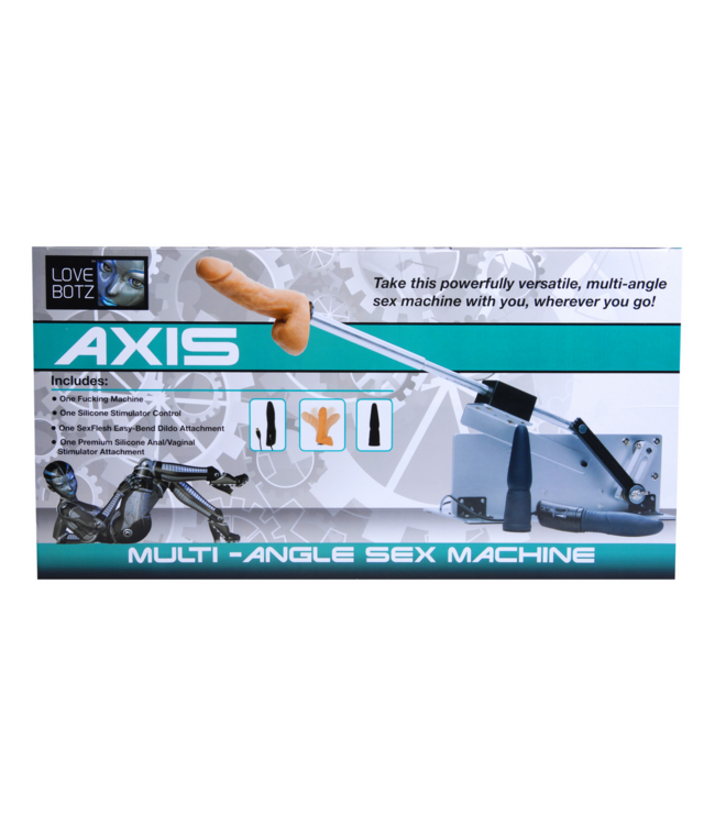 XR Brands XR Brands Verstelbare Seksmachine Met 45° Flexibele Dildo En Vibratiebediening