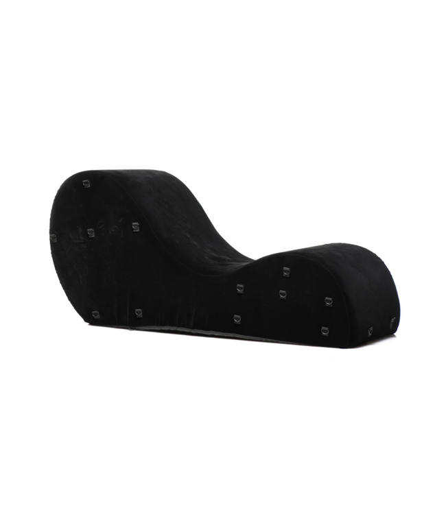XR Brands Comfortabele Zwarte Bondage Chaise Longue Van Hoogwaardig Schuim – XR Brands