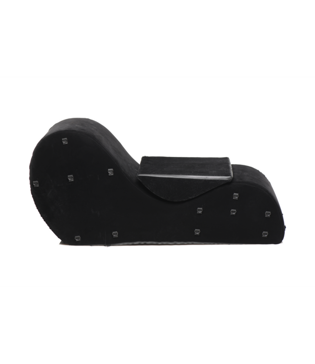 XR Brands Comfortabele Zwarte Bondage Chaise Longue Van Hoogwaardig Schuim – XR Brands