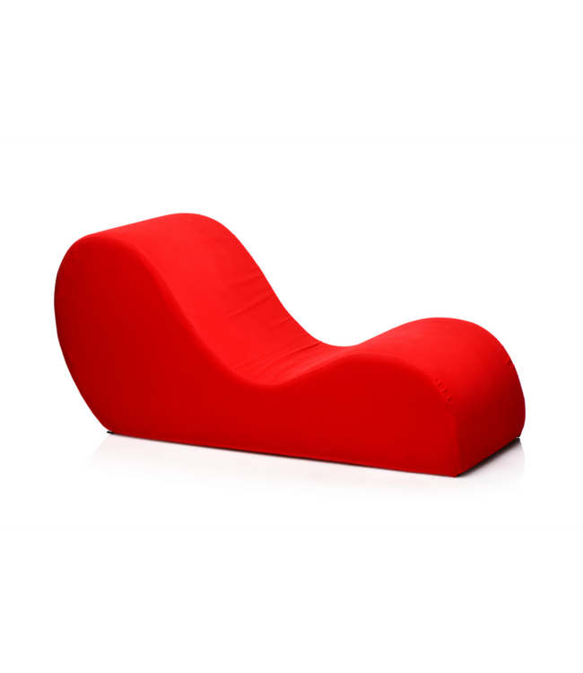 XR Brands Chaise Longue Rood Van Schuim Met Compact Design En Luxe Comfort