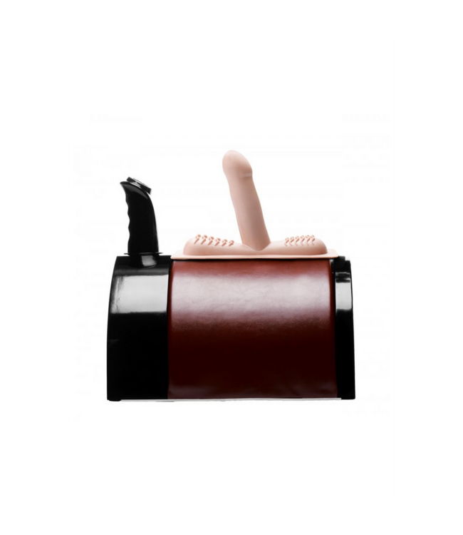 XR Brands LoveBotz Saddle Pro Met Dubbele Vibrator En Verwisselbare Opzetstukken