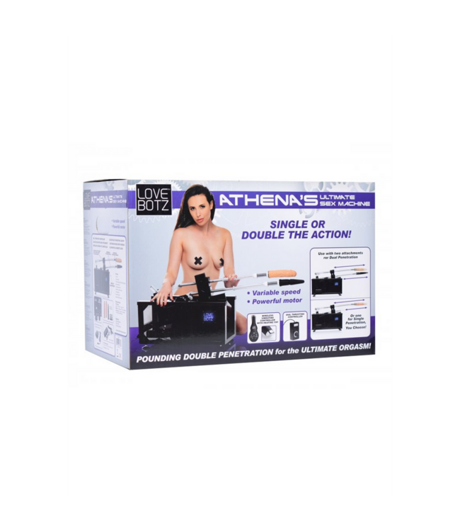 XR Brands XR Brands Athens Dual Penetratie Seksmachine Met Draadloze Afstandsbediening