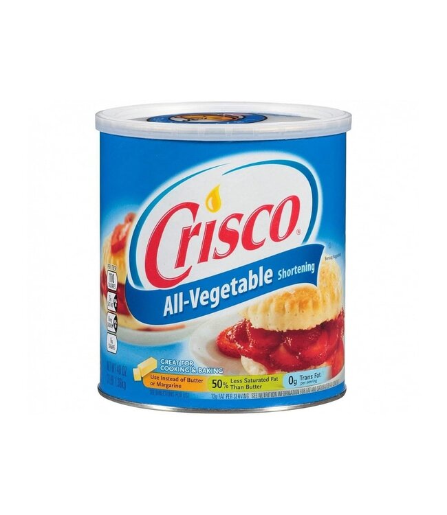 Crisco Crisco 12-Pack Vegetable Shortening 1360g – Smooth & Versatile Lubricant