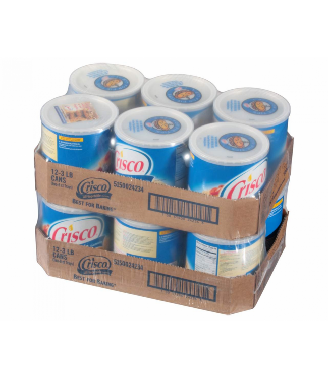 Crisco 12-Pack Plantaardig Glijmiddel Crisco 1360Gr – Soepel Vette Formule
