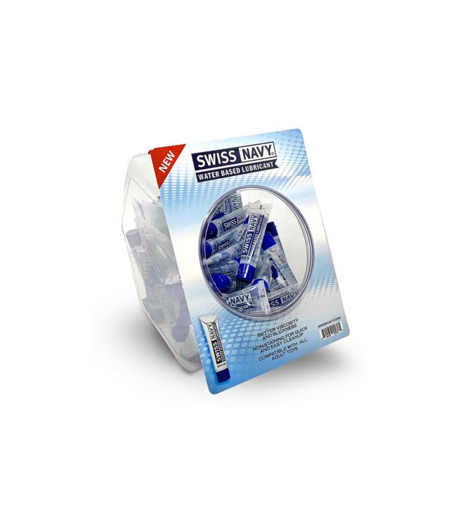 Swiss Navy Swiss Navy Waterbasis Glijmiddel 10 Ml – Reisverpakking 50 Stuks