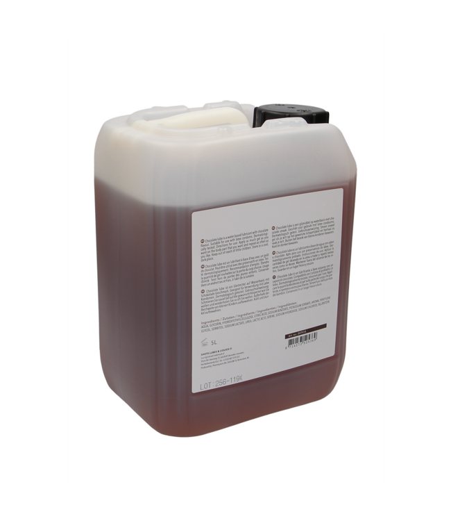 Shots Lubes Chocolade Waterbasis Glijmiddel 5L – Veilig Met Latex Condooms, Dermatologisch Getest
