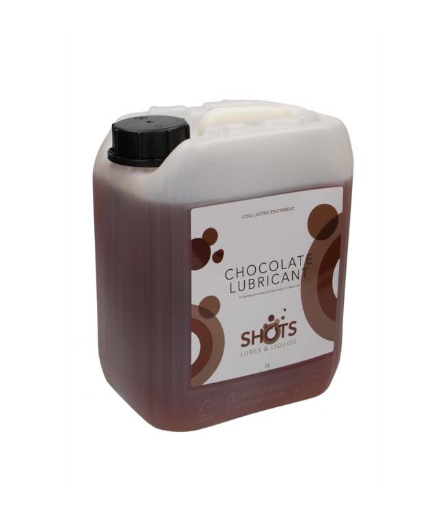 Shots Lubes Chocolade Waterbasis Glijmiddel 5L – Veilig Met Latex Condooms, Dermatologisch Getest