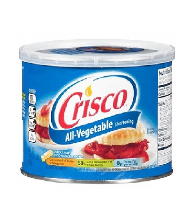 Crisco Crisco 12-Pack Vegetable Shortening – Smooth, Versatile Lubricant Gel
