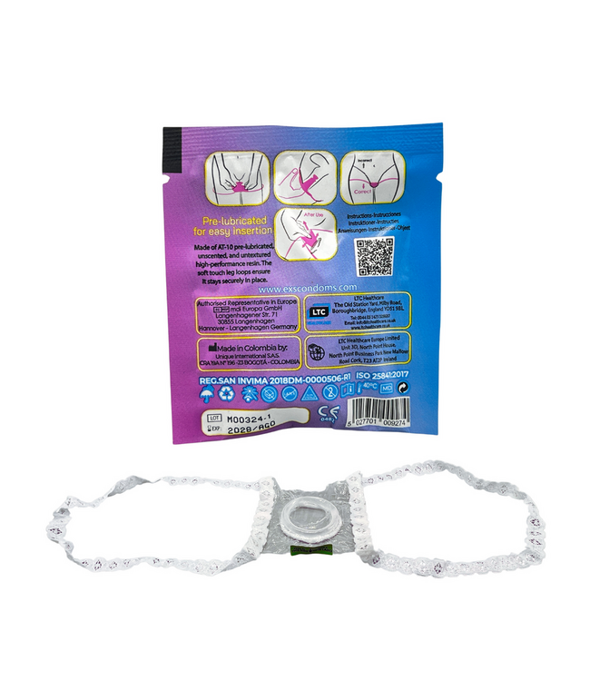 EXS EXS Internal Non-Latex Condooms 25 Stuks - Ultrathin Flexibel Met Extra Glijmiddel