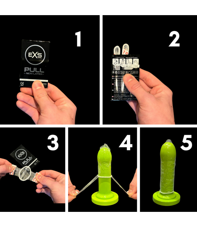 EXS EXS PULL Dünne Non-Latex Kondome 72 Stück - Sicher & Komfortabel