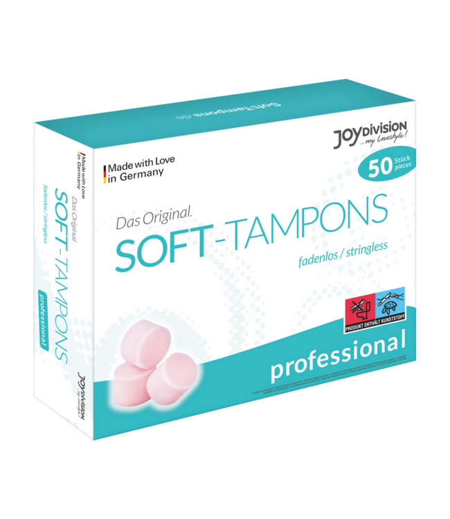 Joydivision Ultrazachte Flexibele Tampons Normaal Zonder Tapes - 50 Stuks | Comfort