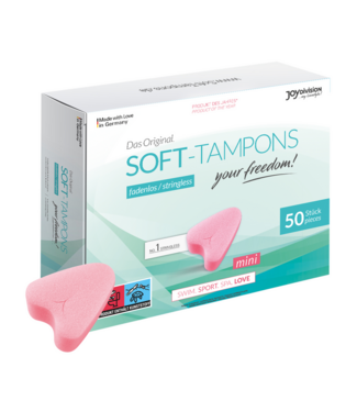 Joydivision Soft Tampons Mini – 50 pcs | Comfort & Freedom for Active Living
