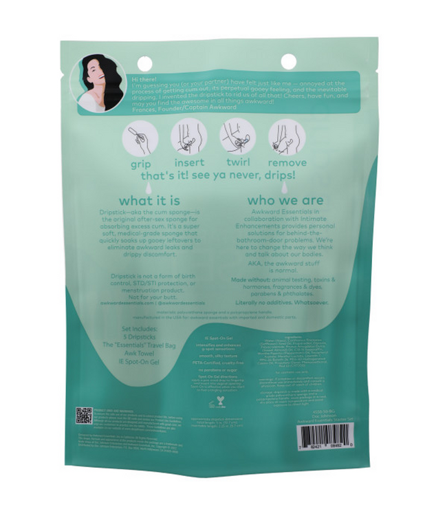Doc Johnson Dripstick Verzorgingsset Met G-Spot Gel En Reistas Voor Onderweg