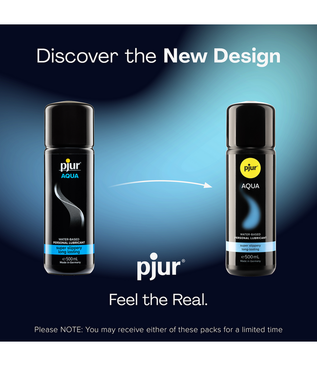 Pjur pjur AQUA 500ml | Premium Water-Based Lubricant for Soft, Long-Lasting Care