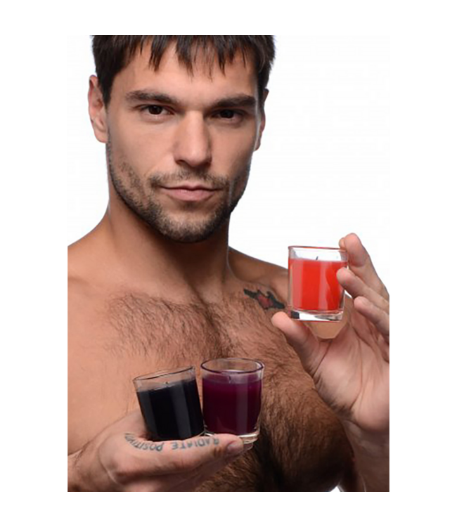 XR Brands Flame Drippers Sensual BDSM Candle Set - Safe Dripping Pleasure