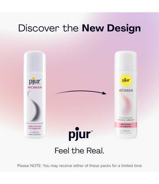 Pjur pjur WOMAN Silicone-Based Lubricant 250ml - Silky Soft & Sensitive Care