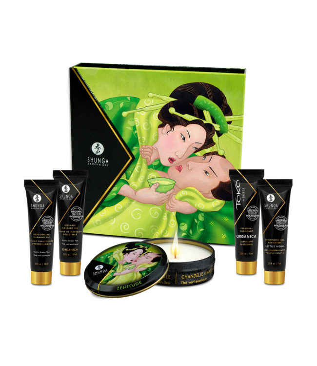 Shunga Geisha's Secret Travel Kit: Luxurious Organica for Romance & Sensuality