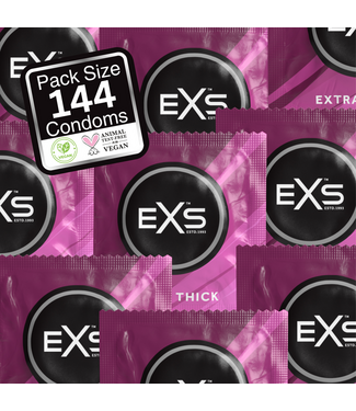 EXS EXS Safety Plus Extra Dikke Latex Condooms 144 Stuks Transparant