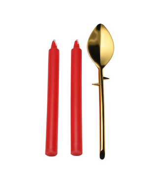 XR Brands Scraper Wax Play Kaarsen Set Voor Veilig Sensueel Waxspel Met Laag Smeltpunt
