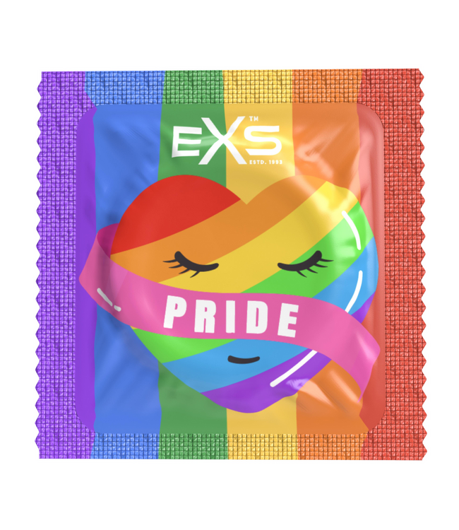 EXS EXS Pride Kondome 144 Stück – Farbenfroher Genuss für jeden Anlass