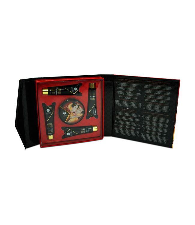 Shunga Geisha's Secret Strawberry Sensual Gift Set for Romantic Pampering