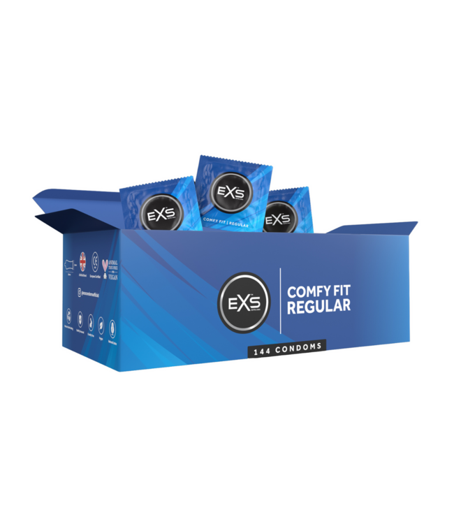 EXS EXS Regular Condoms 144 Pack - Ultra Thin, Safe & Odorless Comfort