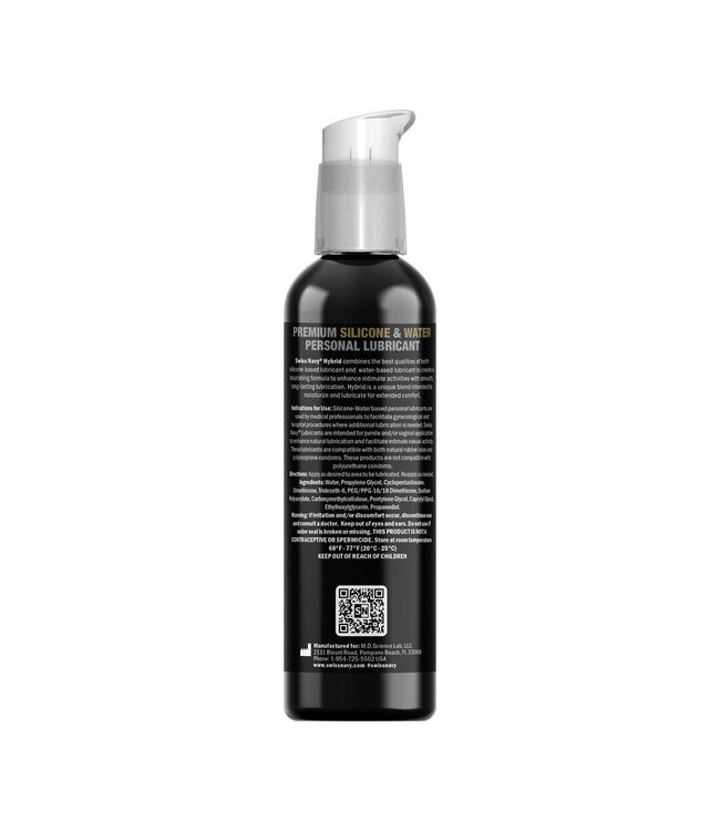 Swiss Navy Swiss Navy Siliconen-Waterbasis Hybrid Glijmiddel 118Ml Voor Langdurig Comfort
