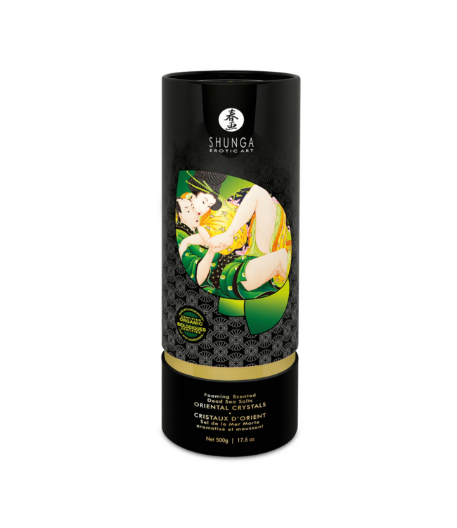 Shunga Luxury Lotus Flower Bath Salts - Relaxing Dead Sea Crystals