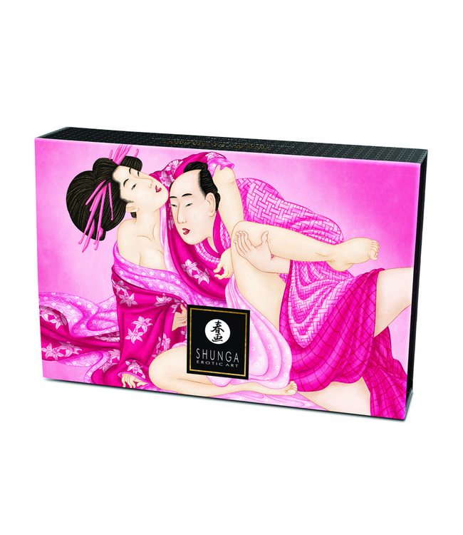Shunga Shunga Kissable Suikervrij Framboos Body Powder Met Veer Voor Droge Massage