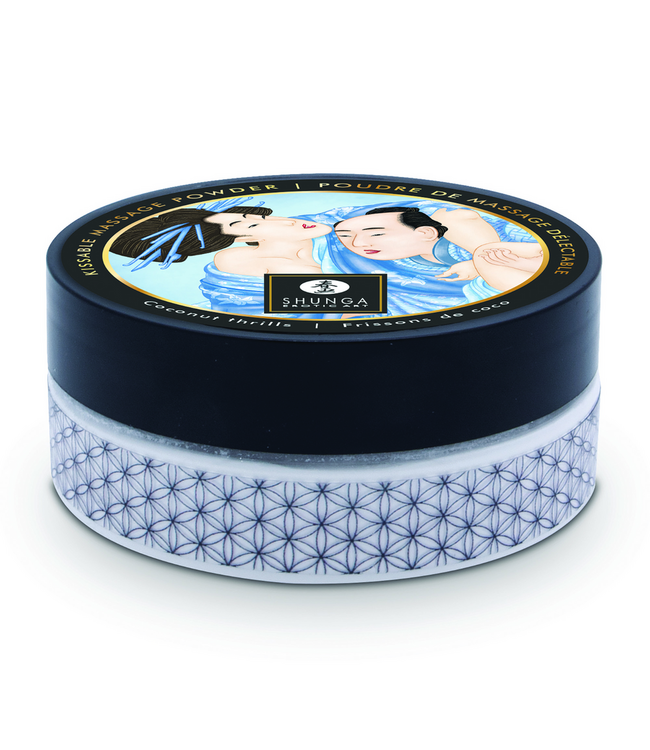 Shunga Kissable Coconut Body Powder – Sensual Massage Pleasure Set