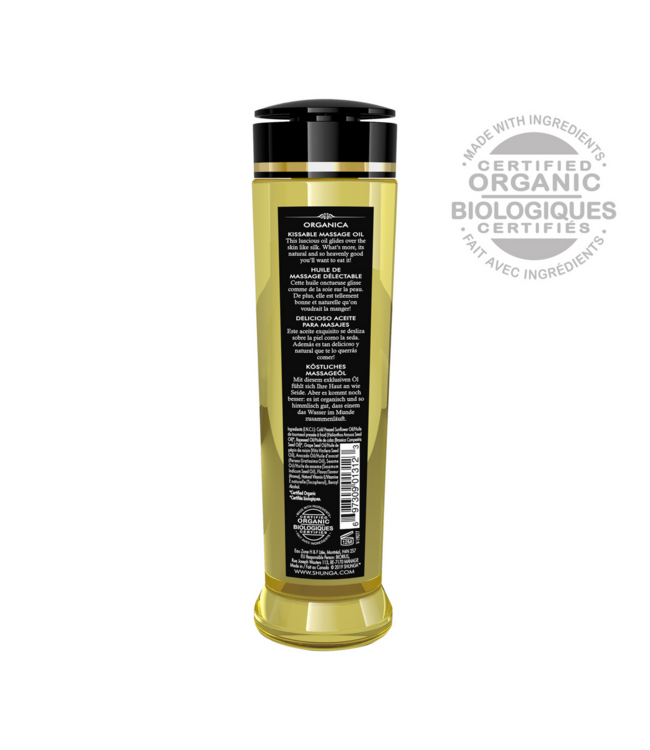 Shunga Organica Mandel Massageöl 240 ml – 100 % natürlich & sinnlich