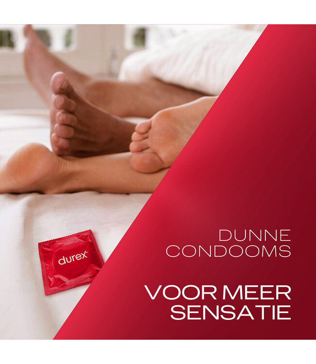 Durex Durex Ultra Thin Feel Condooms 20 Stuks – Natuurlijke Sensatie en Veiligheid