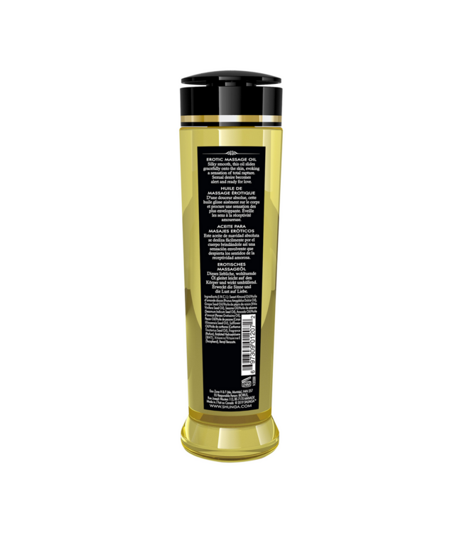Shunga Natuurlijke Sensuele Massageolie Vanille Met Vitamine E 240ml | Shunga