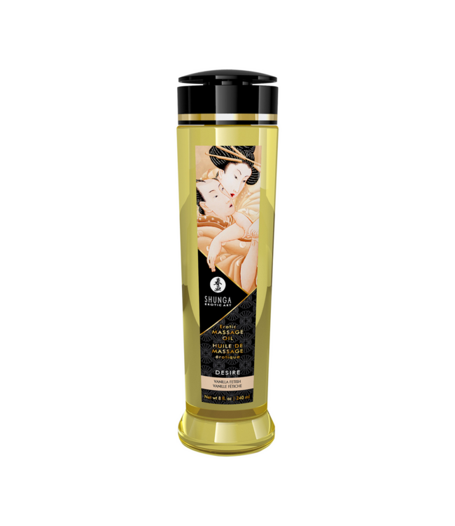 Shunga Sinnliches Vanille Massageöl 240 ml | 100 % natürlich & entspannend