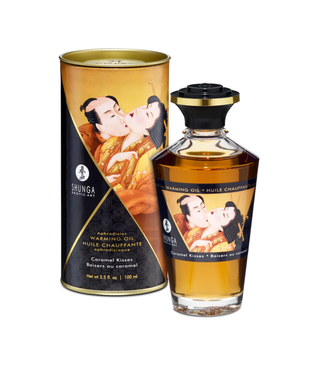 Shunga Shunga Warming Aphrodisiac Olie Caramel – Eetbare Verzorging 100ml