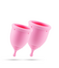 Crushious Minerva Pink Menstrual Cups - Comfortable, Eco-Friendly, 3 Sizes Available