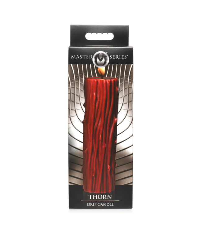 XR Brands Thorn Drip Candle | Gothic Pillar for Sensational Temperature Play