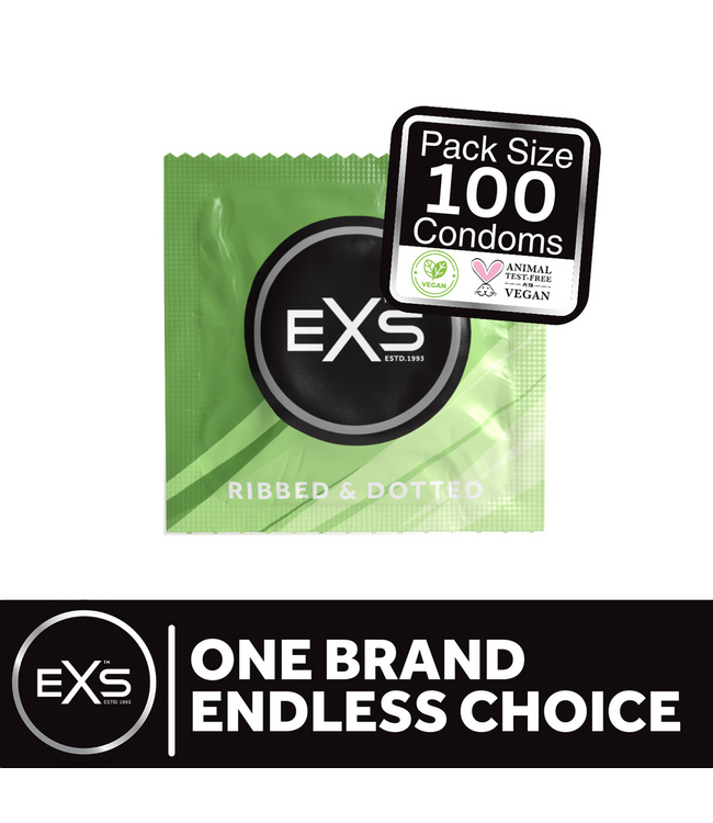 EXS EXS 3-in-1 Kondome: Ultra-dünn, gerippt, für maximale Stimulation & Sicherheit