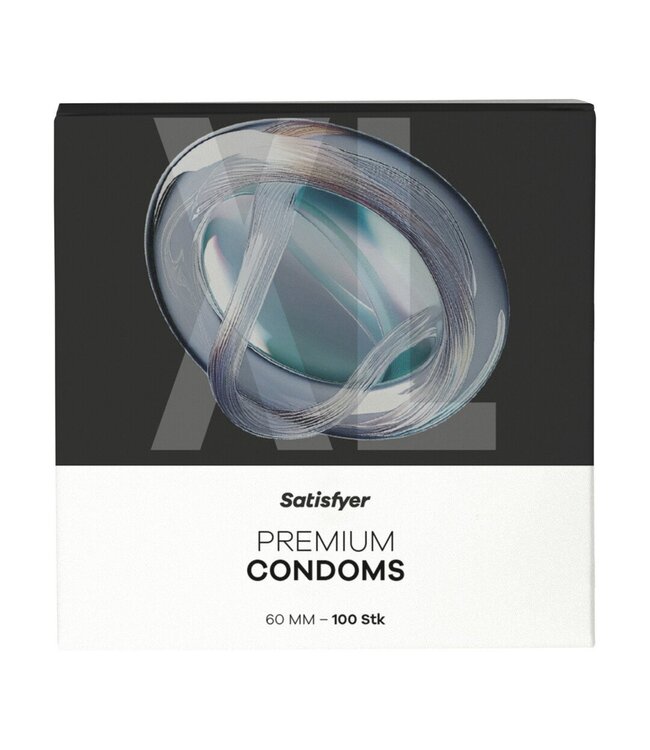 Satisfyer Satisfyer Latex Condooms Maat XL 60 mm | 100 Stuks Veiligheid & Comfort