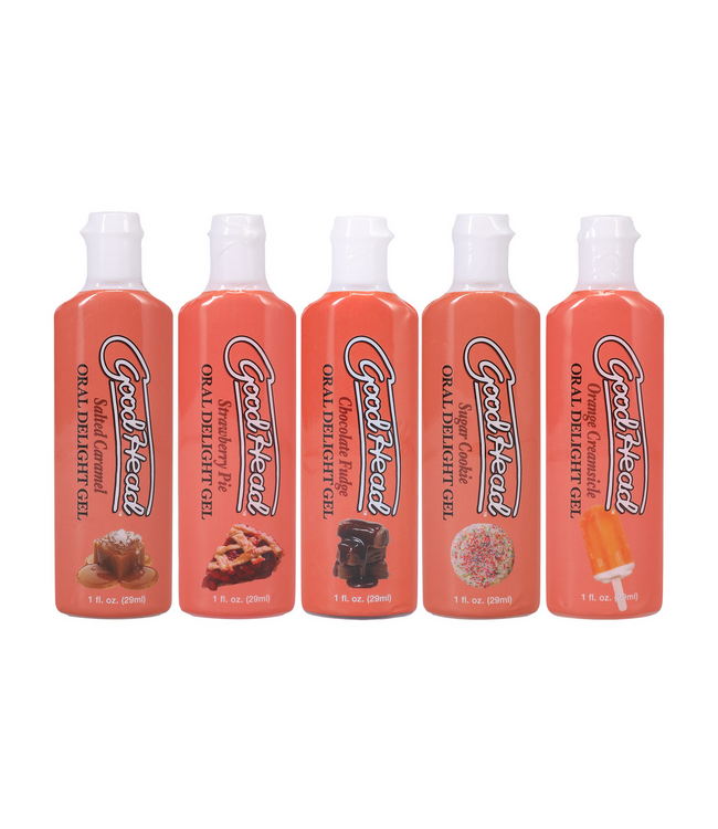 Doc Johnson Oral Delight Gel 5-Pack – Tasty Flavors for Unforgettable Foreplay