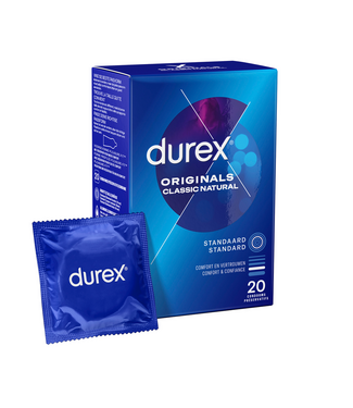 Durex Durex Originals Extra Safe Condooms Met Dikker Latex En Siliconenglijmiddel – 20 Stuks